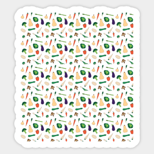 Simple Vegies Pattern Sticker